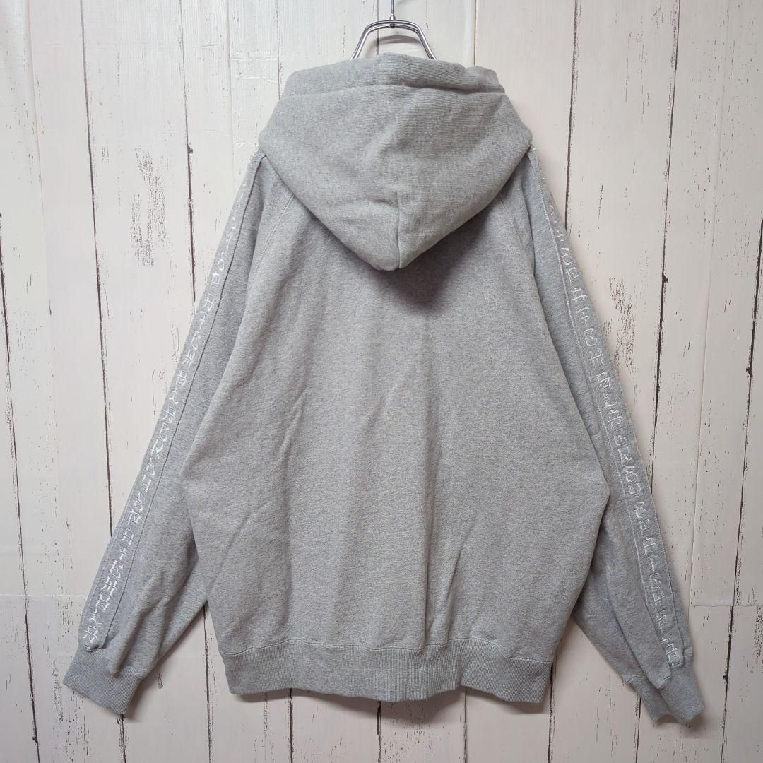 即完モデル ブラックアイパッチ 刺繍ロゴ 龍 取扱注意 パーカー シンプルコーデ デイリーウェア