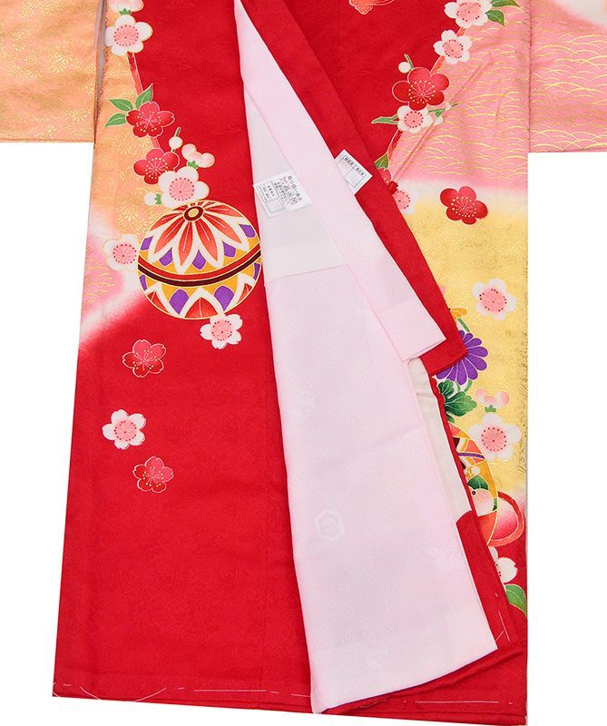 記念感謝祭☆新品正絹特撰京友禅伝統工芸鹿の子染祝い花御所車文に四季