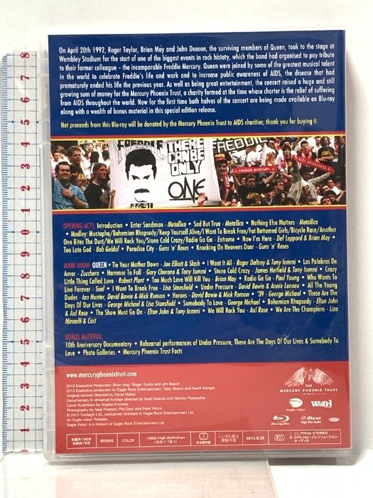 (未使用･未開封品)　フレディ・マーキュリー・トリビュート・コンサート~エクステンデッド・ヴァージョン vf3p617 フレディ・マーキュリー・トリビュート・コンサート