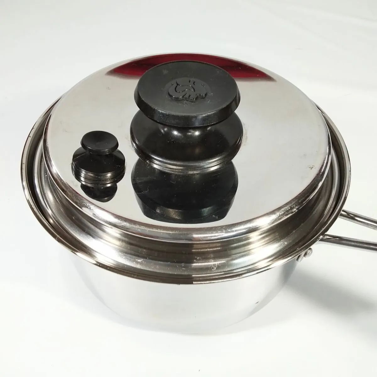 ロイヤルプレステージ Royal Prestige ステンレス製片手鍋 蓋付き 内径 約18.5cm アメリカ製 NO 00958