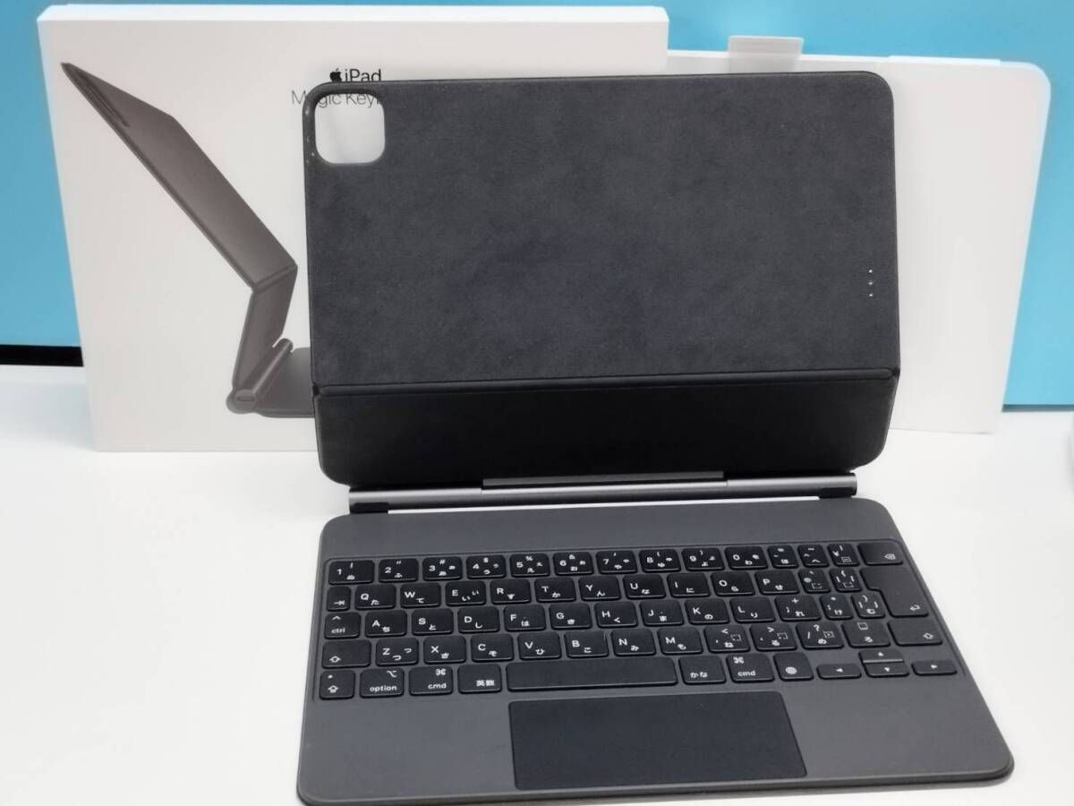 【美品】Apple Magic Keyboard A2261（MXQT2J/A） 11インチiPad Air（M2）用Magic Keyboard - 日本語 - ブラック