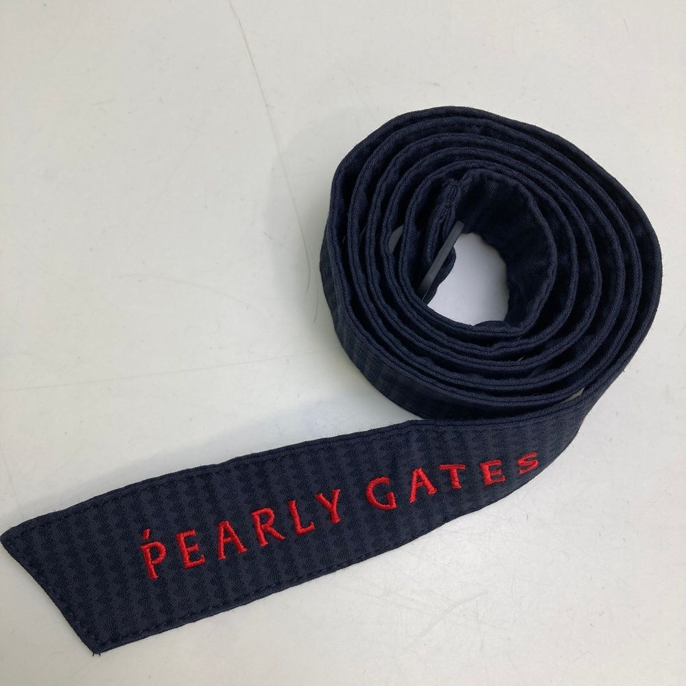 サイズ：7 PEARLY GATES パーリーゲイツ  ストレッチパンツ 総柄 ネイビー系 [240101492829] ゴルフウェア メンズ ストスト サイズ：7 PEARLY GATES パーリーゲイツ ストレッチパンツ 総柄