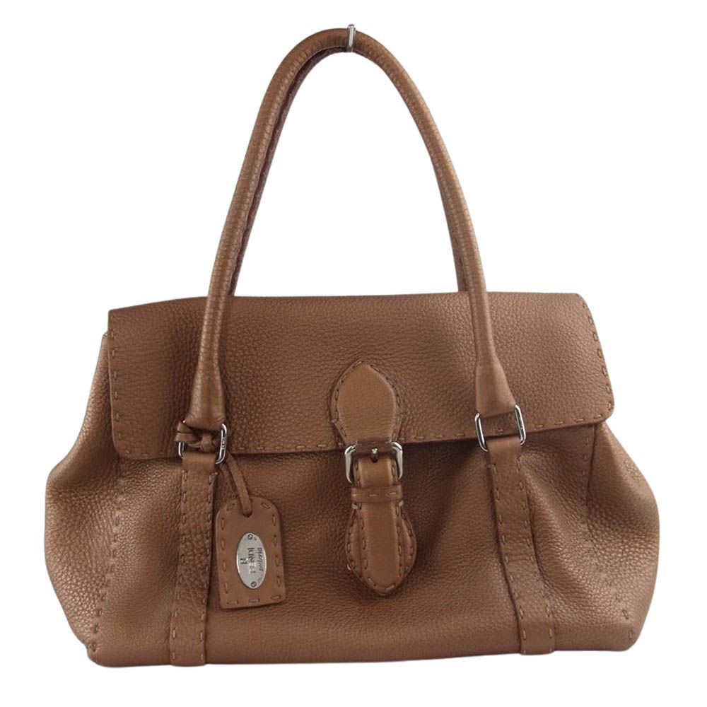 FENDIセレリアリンダバッグ FENDI セレリアリンダハンドバッグロゴプレートチャーム付