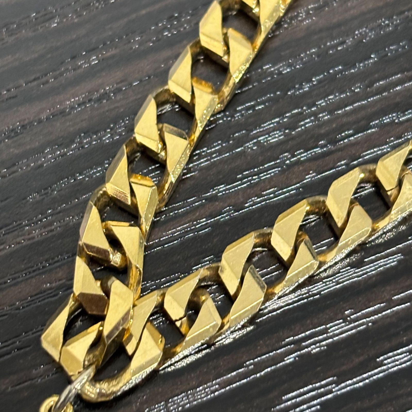 極美品✨GIVENCHY ブレスレット 4mm 喜平 チェーン ゴールド 刻印