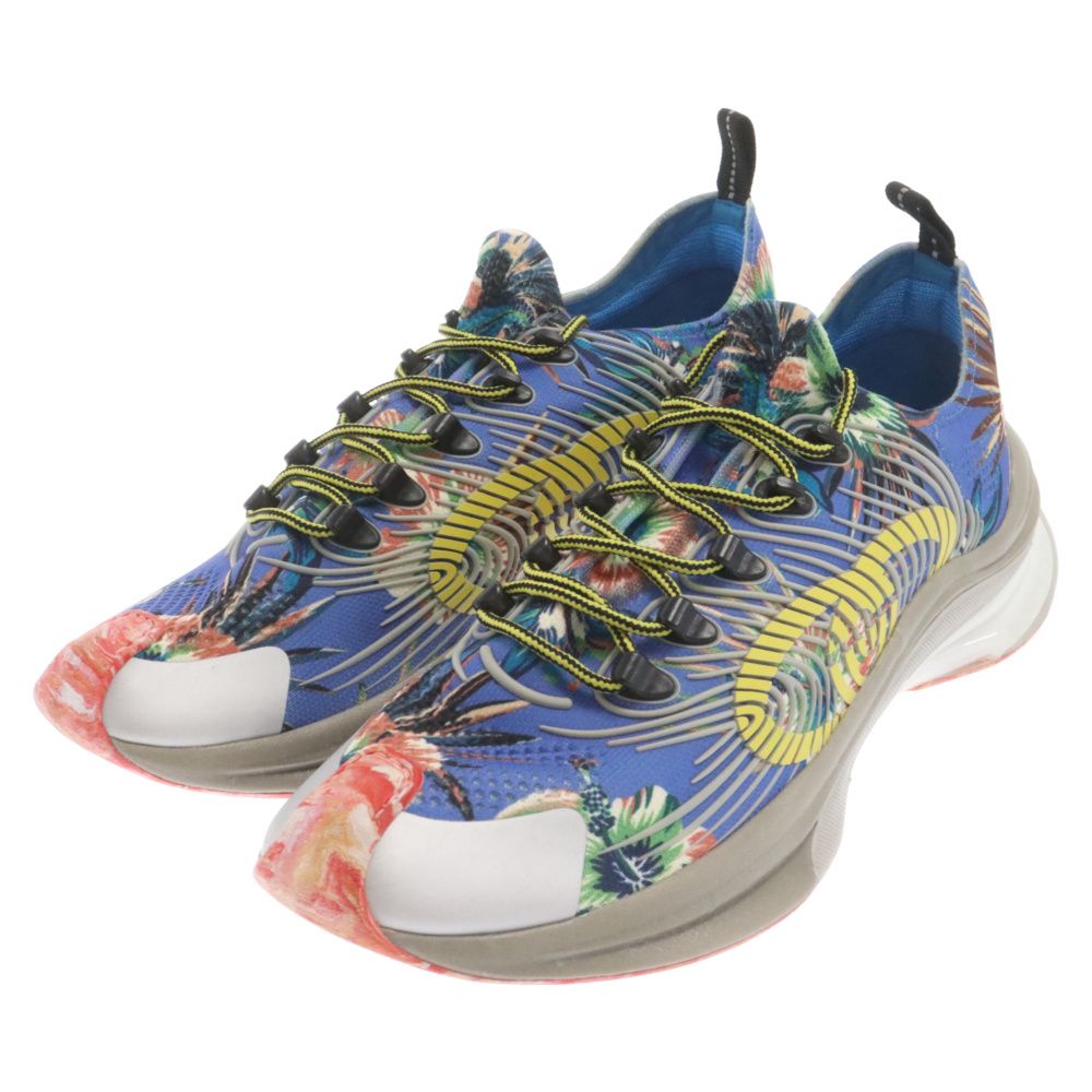 GUCCI (グッチ) RUN SNEAKER ラン ローカットスニーカー ブルー