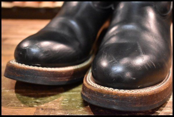 9E 良品 05年 ビブラムカスタム】レッドウィング 8169 ペコス 黒 ブラッククローム クッションソール ブーツ redwing pecos  HOPESMORE【EK743】 - メルカリ