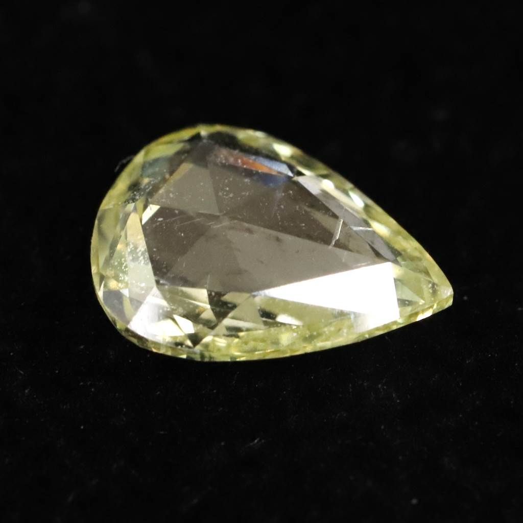 天然非処理 イエローダイヤモンド ローズカット ルース 0.65ct - 榎本