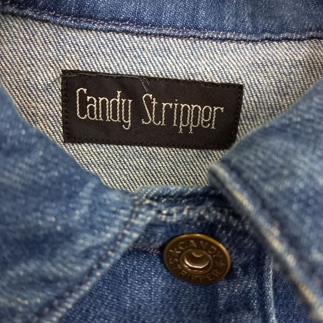 Candy Stripper バックフリルデニムジャケット
