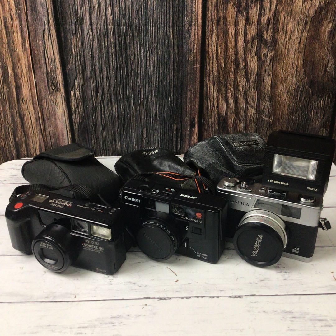 Kyocera canon Yashicaフィルムカメラ 3点セット Kyocera canon Yashicaフィルムカメラ 3点セット - メルカリ