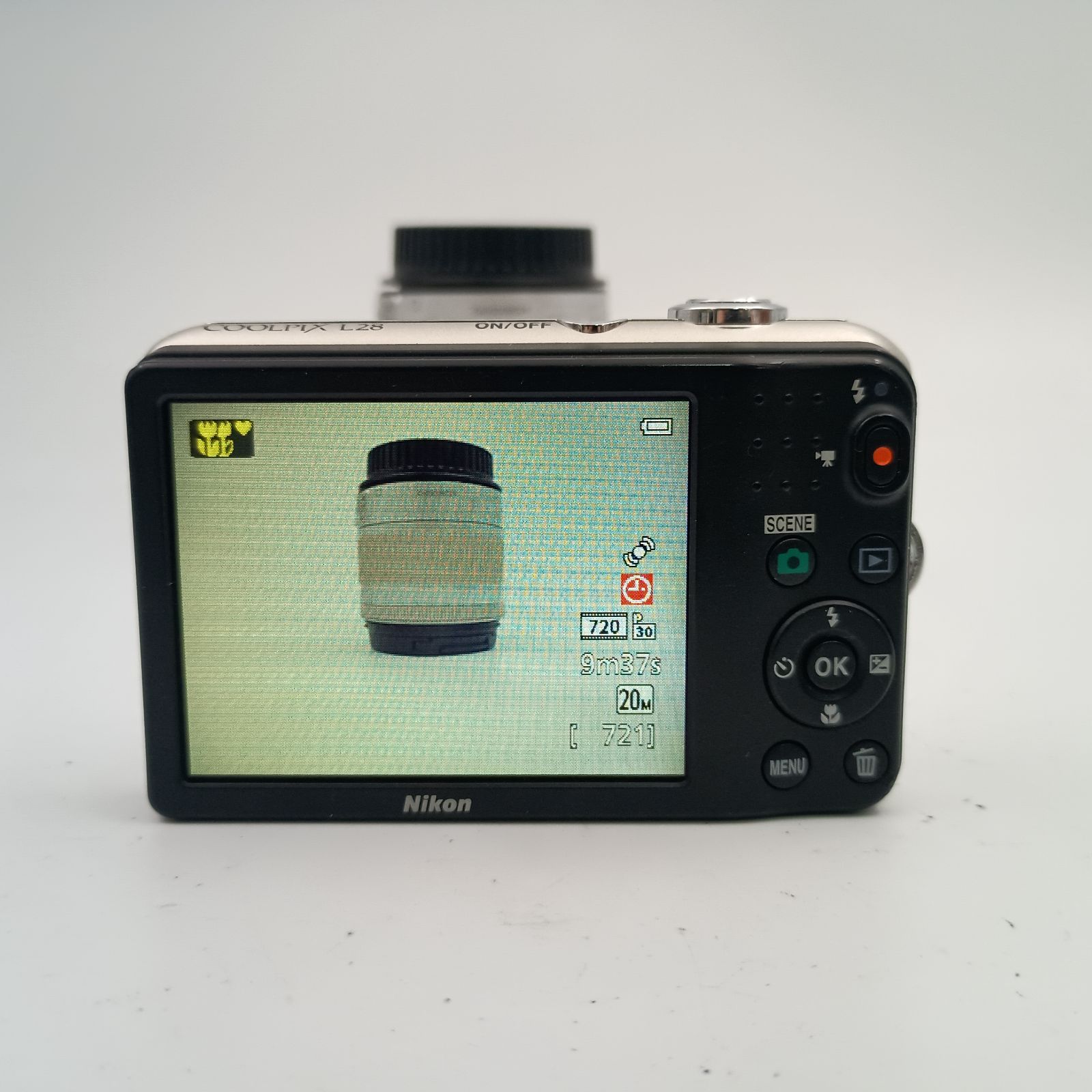 Nikon Coolpix L28 Compact Dijital Camera Silver コンパクト