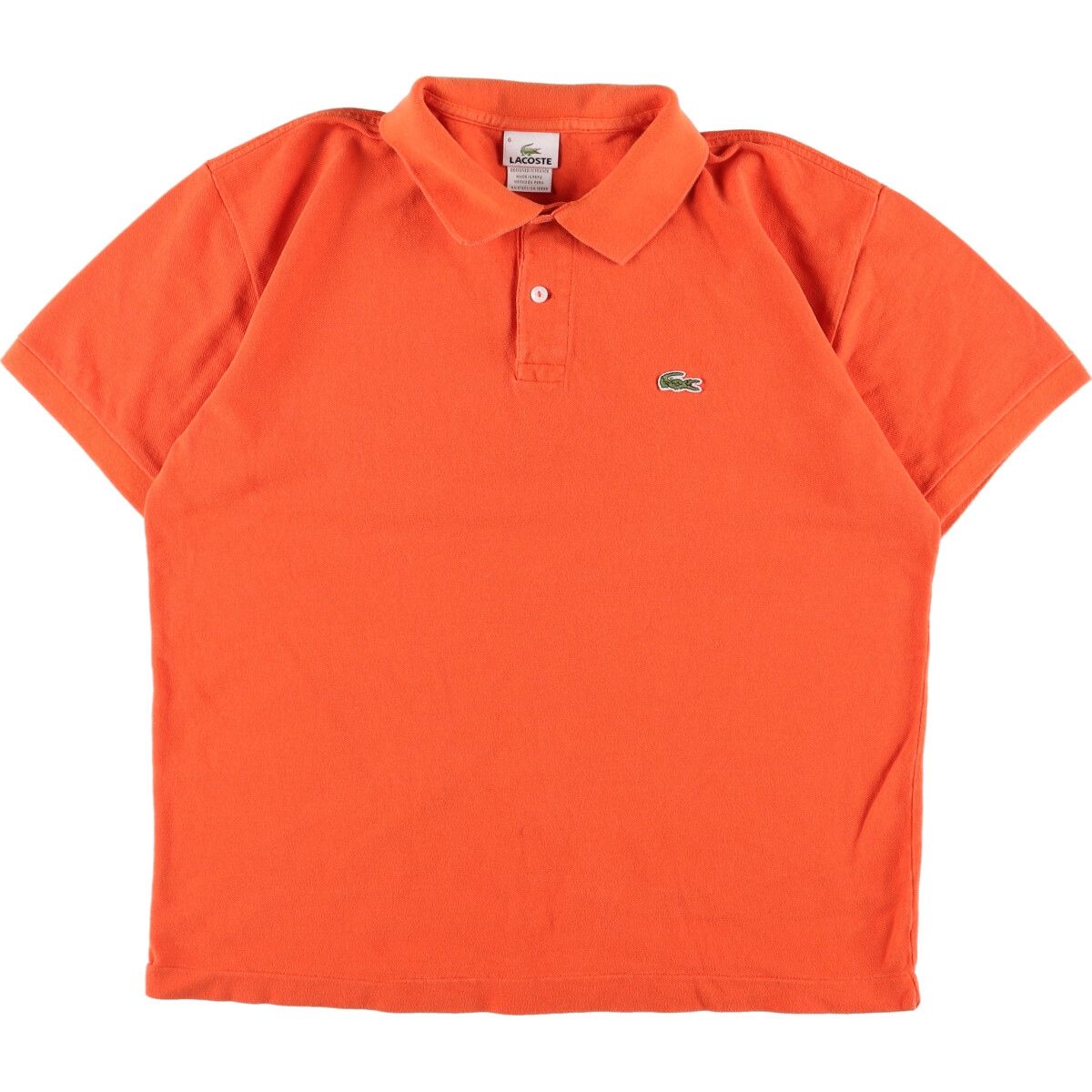 古着 ラコステ LACOSTE フランス企画 半袖 ポロシャツ 6 メンズL/eaa332728