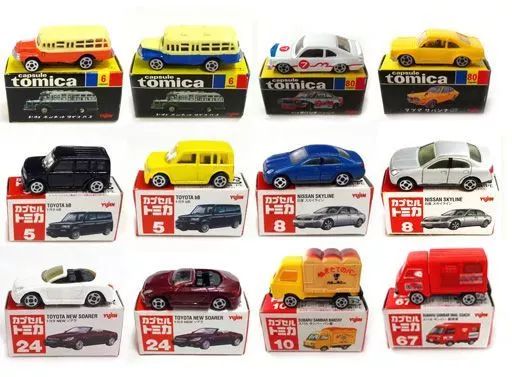 中古】ミニカー 全12種セット 「カプセルトミカ ミニ