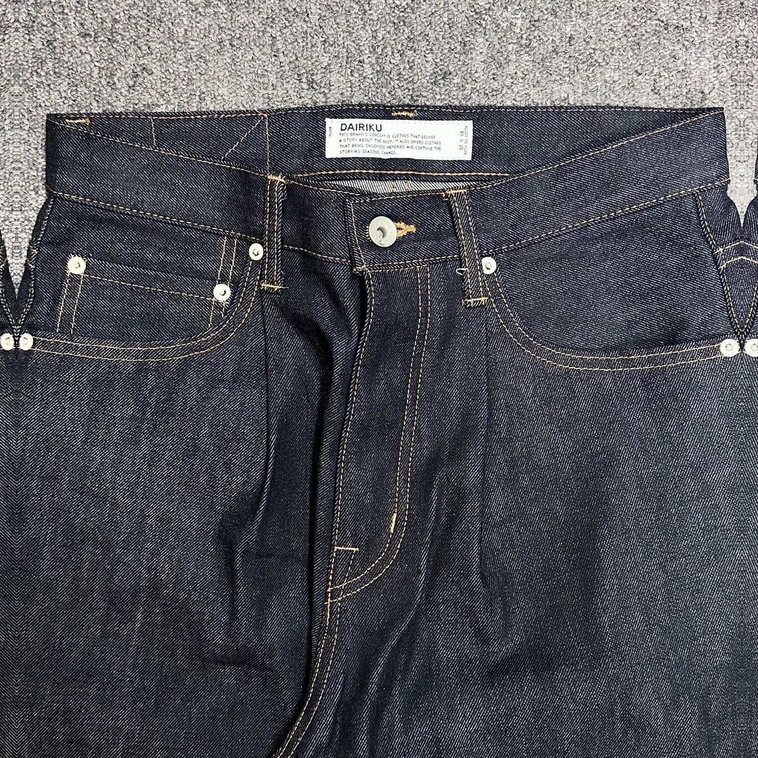 参考上代39600円 DAIRIKU 25SS Wide Rigid Denim Pants ワイドリジッド