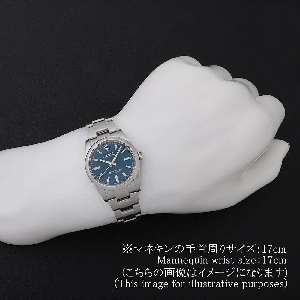 メルメルページ ロレックス オイスターパーペチュアル 124200 ブルー メッド