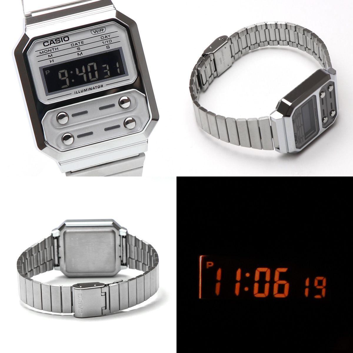 CASIO カシオ A100WE-7B エイリアン 復刻版 腕時計 スタンダード