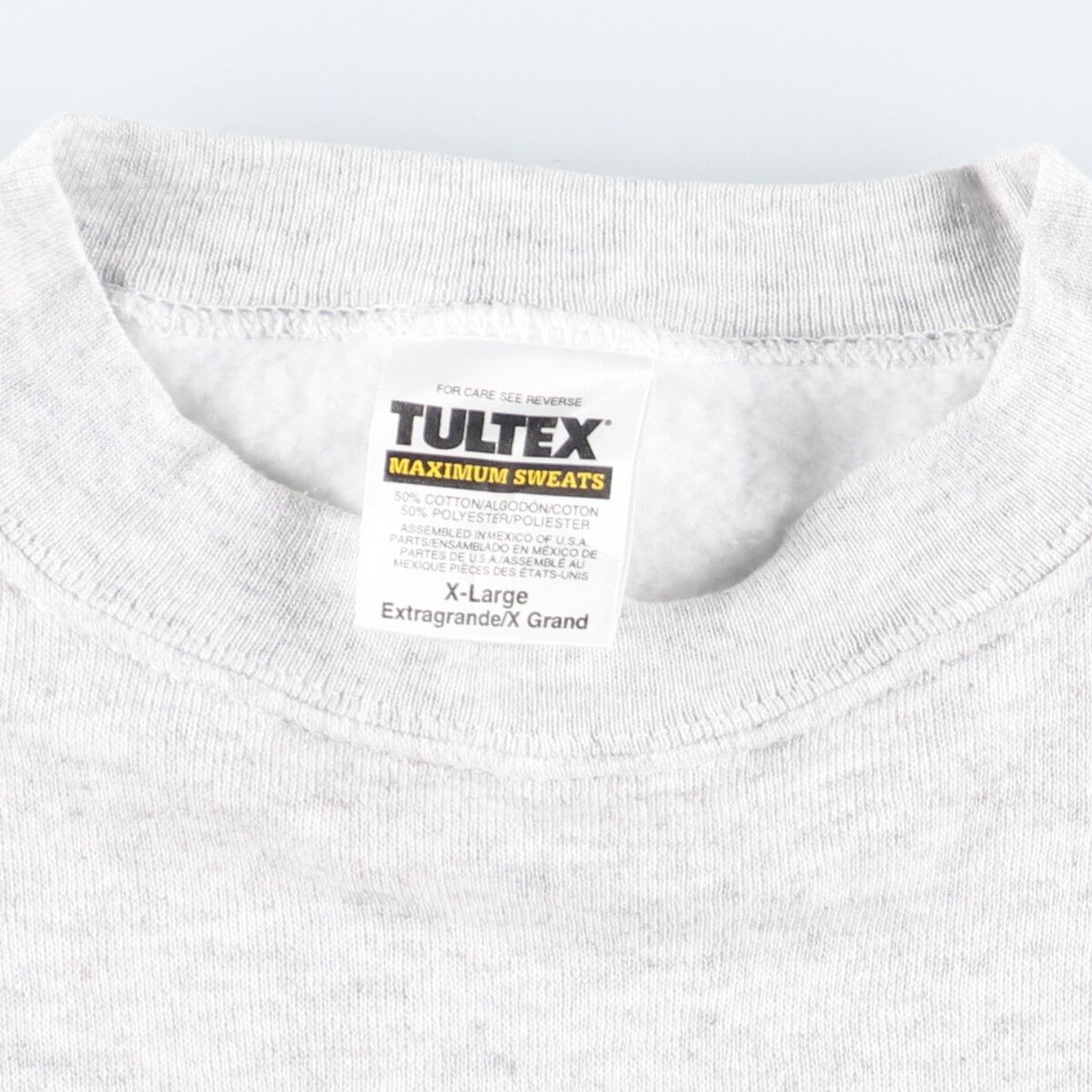 古着 90年代 TULTEX 無地 ブランクスウェットシャツ トレーナー USA製 ...