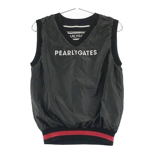 PEARLY GATES パーリーゲイツ リバーシブル ニットベスト ボーダー