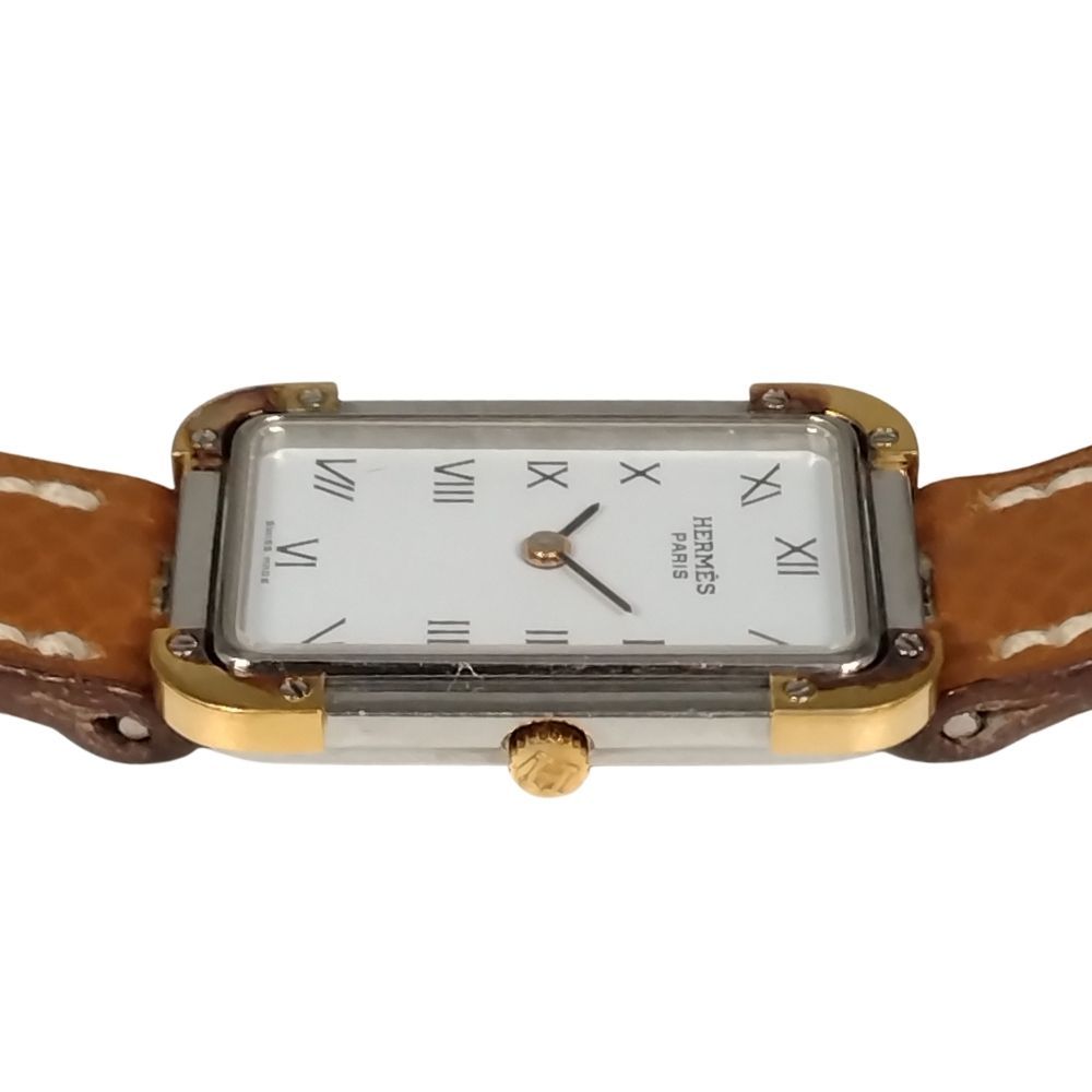 47 HERMES エルメス クロアジュール 腕時計 レディース 稼働品 HERMES エルメス クロアジュール クォーツ レディース 腕時計 正規品