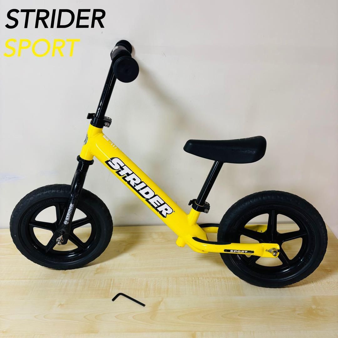 ストライダースポーツ12 イエロー1歳半〜5歳 27kgまで 日本