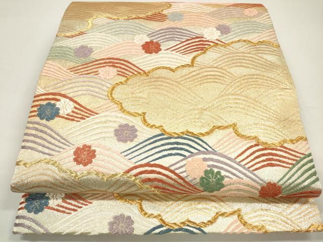 送料無料　本物保証　明時代花草文青華平碗　径14.5ｃｍ　① 平和屋着物◎六通柄袋帯 花菱文 金銀糸 DAAW1230qa - メルカリ