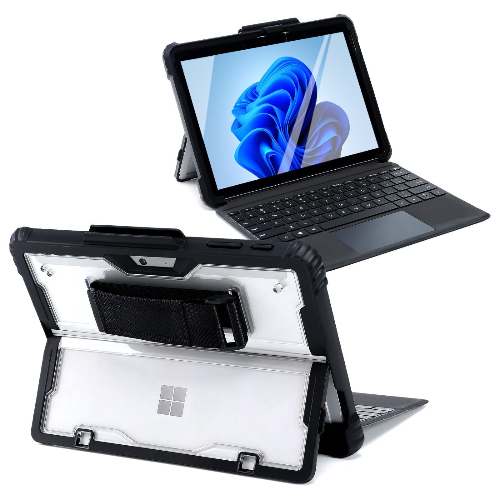 【特価セール】Surface Go Omnpak 3 / 2 Microsoft Surface GOに対応ケース 10.5インチ 表面内蔵保護カバー 多視角 スタンド