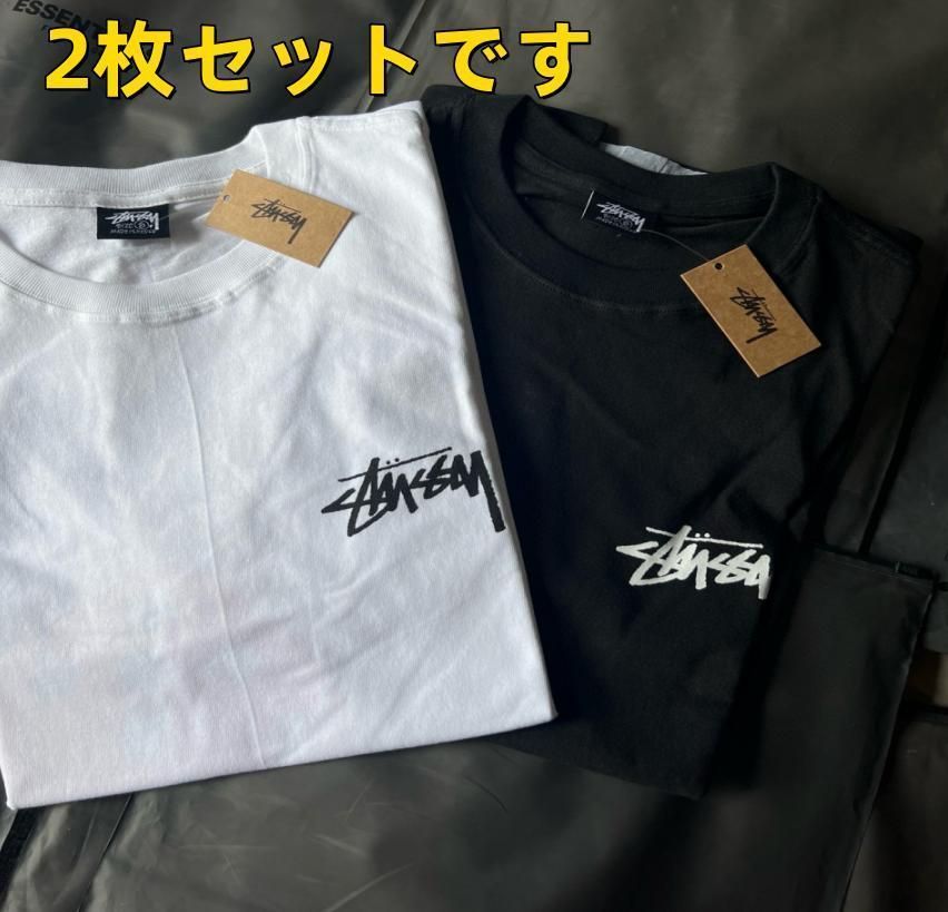 新品未使用 stussy ステューシー ダイス Tシャツ 男女兼用 2枚 - メルカリ