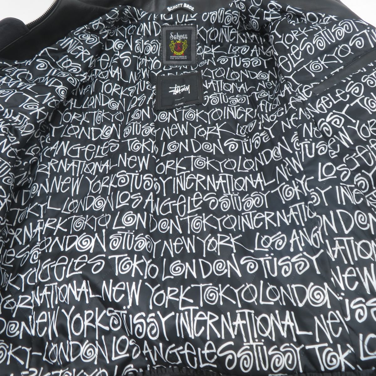 STUSSY×SCHOTT ステューシー ショット Classic Truck Jacket シングル