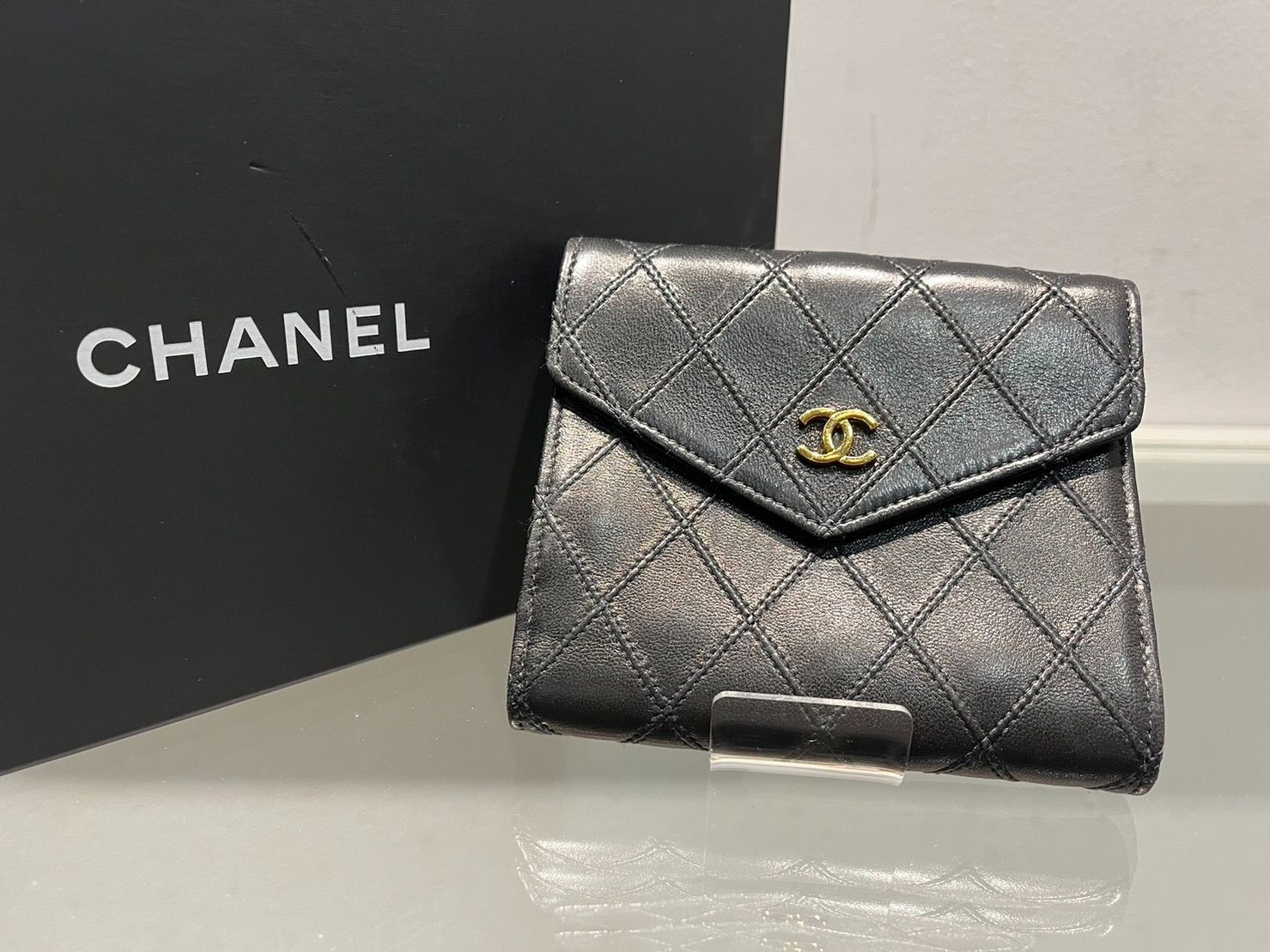 公式通販公式通販CHANEL シャネル 二つ折り財布 ビコローレ ダブル