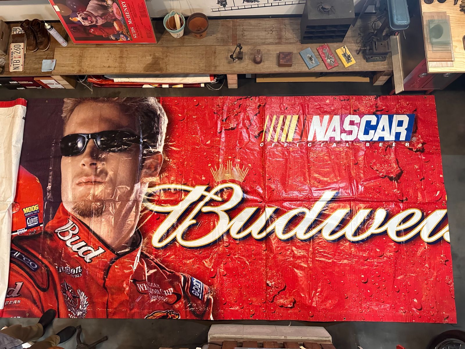NASCAR×Budweiser大型バナー
