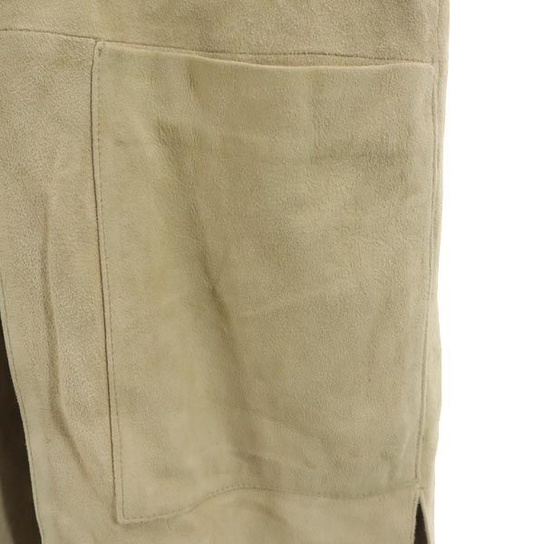 ロンハーマン ロング ラム レザーコート XS ベージュ Ron Herman 羊革