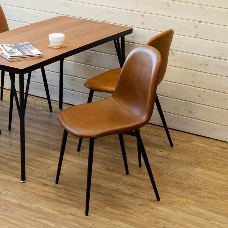 ダイニングチェアー2脚セット おしゃれイス モダンデザイン レトロ系