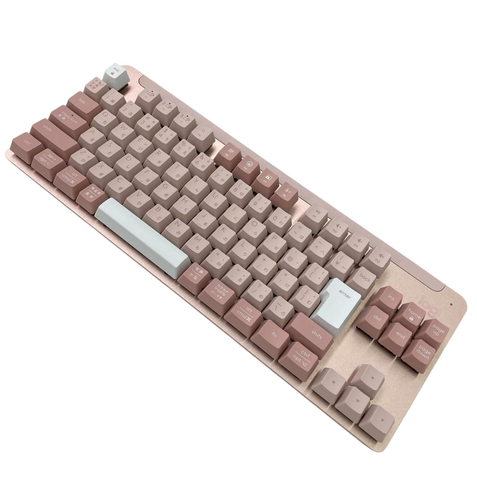 新作入荷中。 186000 Logicool ロジクール SIGNATURE K855 き ワイヤレス メカニカルキーボード 無線タイプ タイピング ローズ 再現性のある