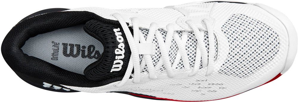 YONEX パワークッション フュージョンレブ 4 メンズ GC 25.5cm ウイルソン Wilson テニス RUSH PRO ACE WRS328420 ホワイト×ブラック×ポピ