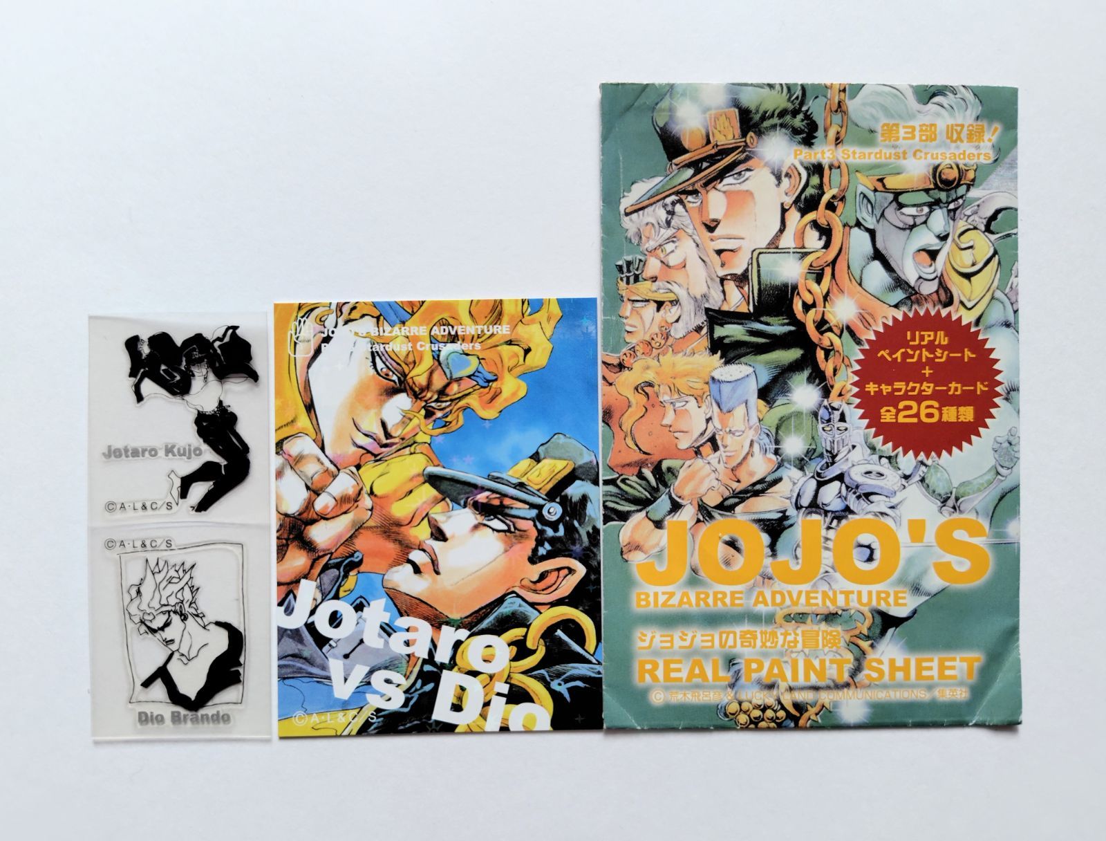 JOJO'S BIZARRE ADVENTURE リアルペイントシート 未開封 JOJO'S
