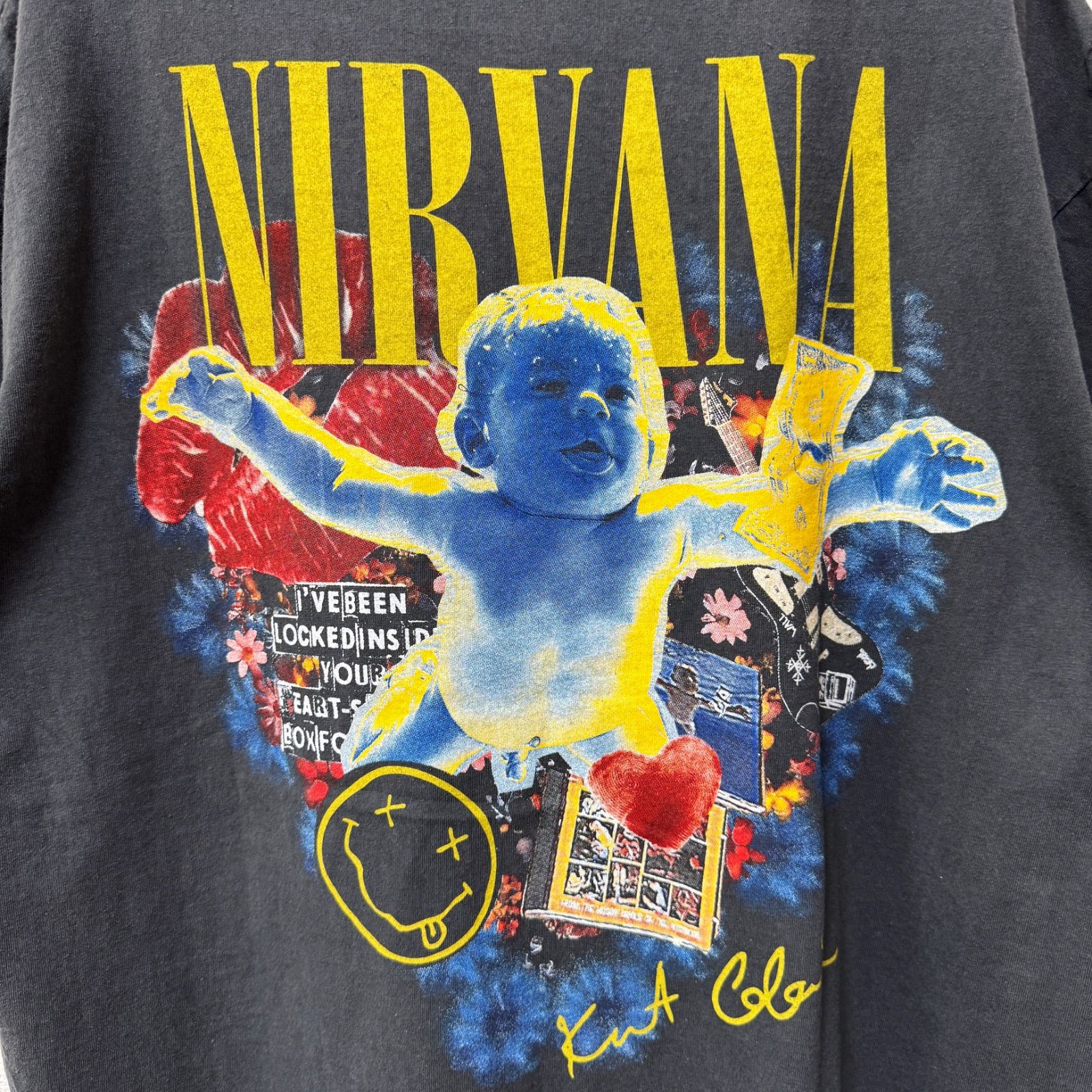 ANVIL NIRVANA IN UTERO Tシャツ XL シングルステッチ 90s NIRVANA IN UTERO Tee anvil XL | grico vintage