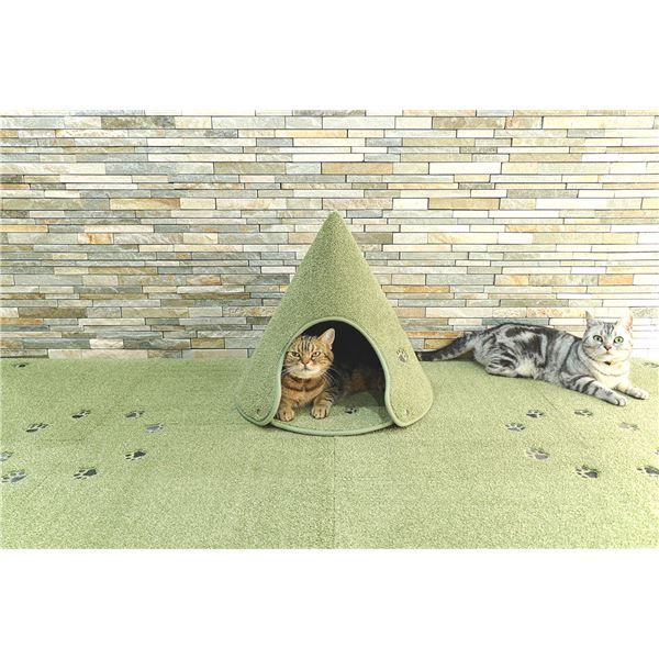 ラグタスコーン GR グリーン Lサイズ 約W58×D58×H53cm 代引不可