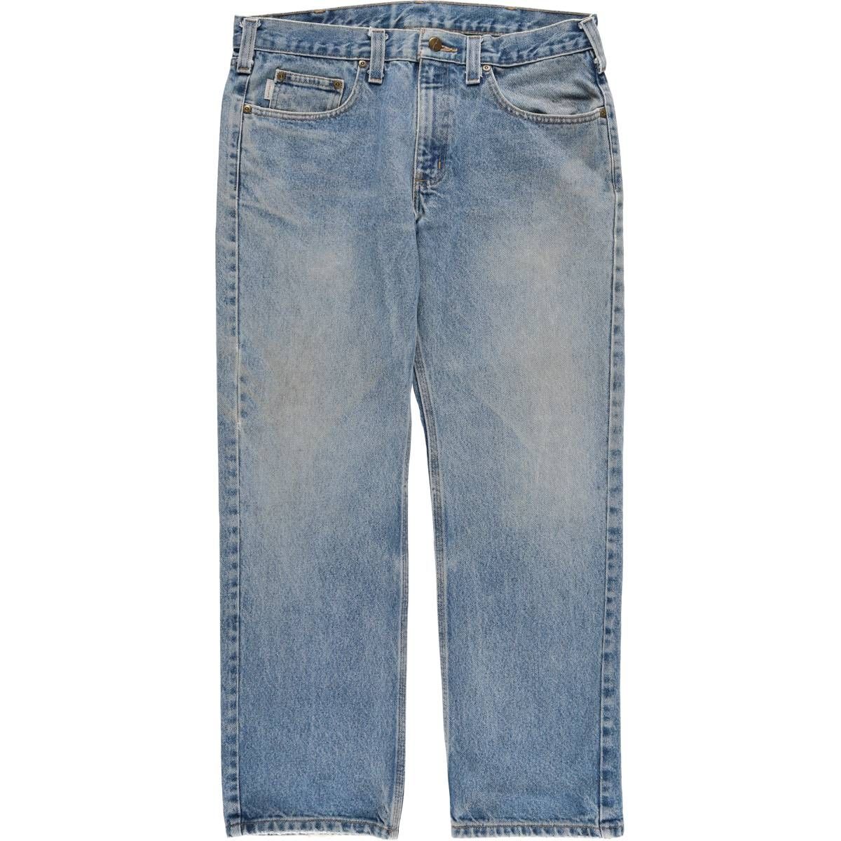 古着 カーハート Carhartt Traditional FIT ストレートデニムパンツ メンズw34相当|eaa575107