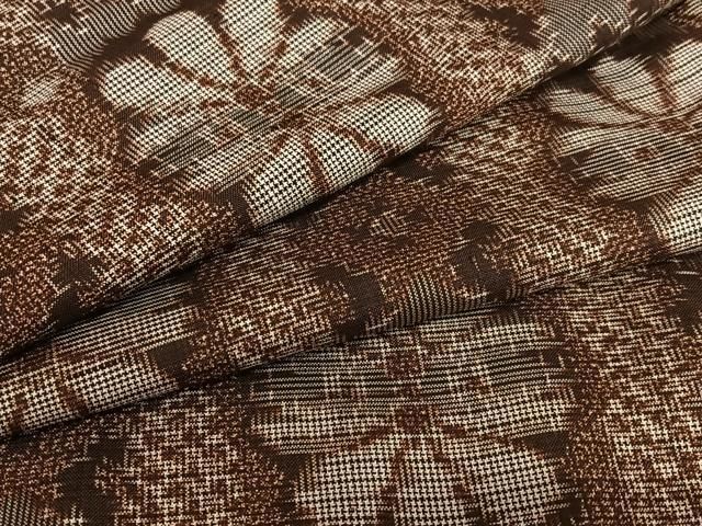 平和屋着物○本場大島紬 アンティーク大島 舞花間道 正絹 逸品 AAAZ0046zg