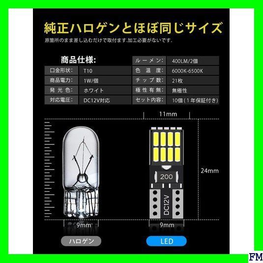 メルカリShops - ☆送料無料 GOSMY 10個入 プ/ライセンスランプ/ナ LED 
