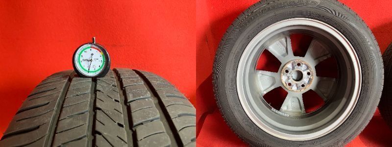 中古サマータイヤホイールセット【 225/55R18 DUNLOP PT5】[スバル フォレスター純正] ４本SET