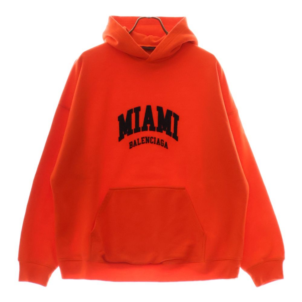 BALENCIAGA (バレンシアガ) MIAMI Logo Hoodie マイアミロゴ刺繍 プル