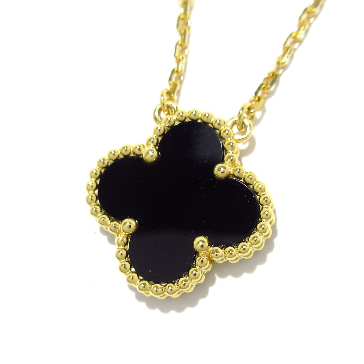 VanCleef - Arpels ヴァンクリーフ-アーペル ネックレス ヴィンテージアルハンブラ VCARA45800 K18YG×オニキス
