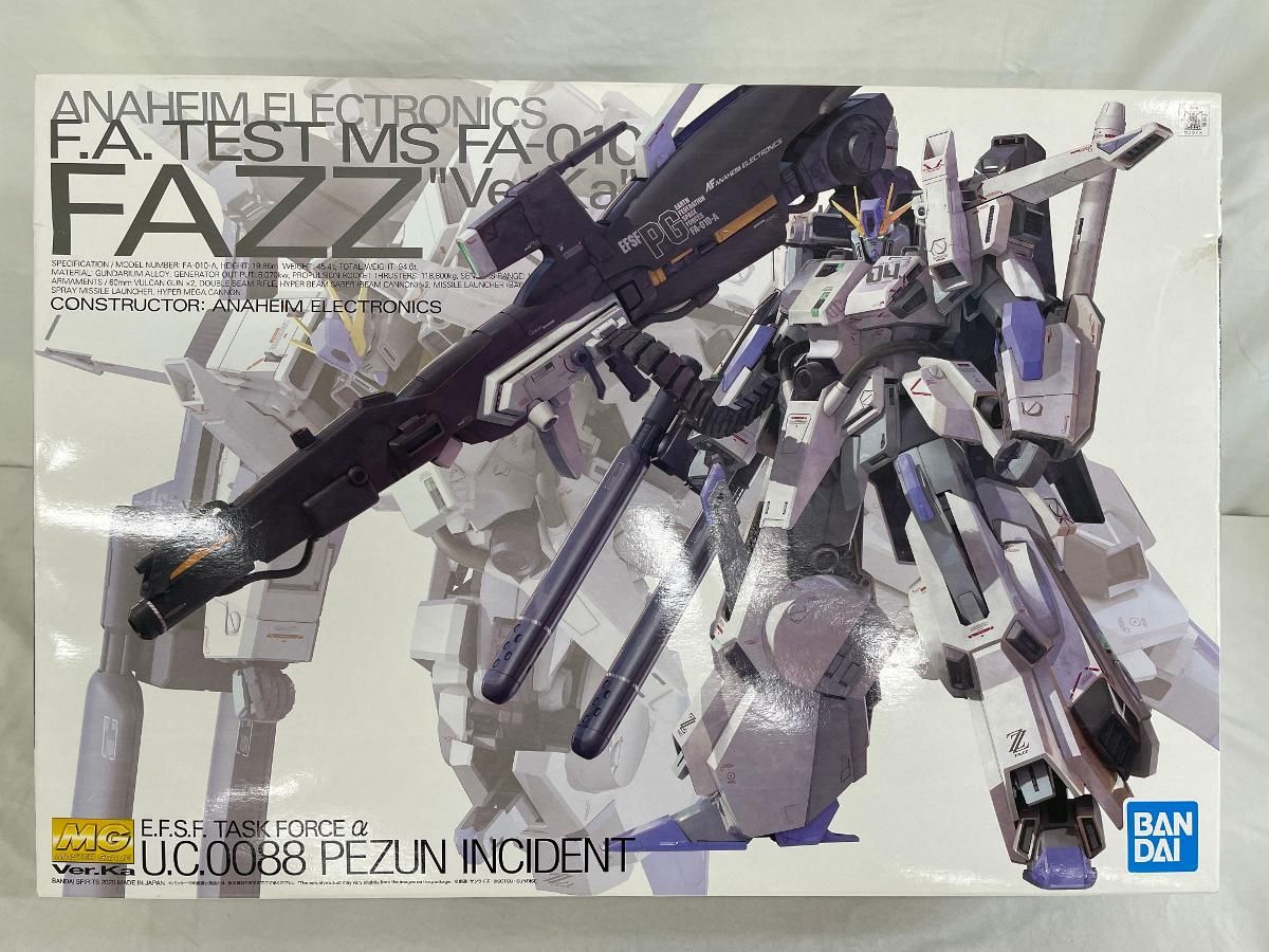 ♪ 未開封 MG 機動戦士ガンダムセンチネル FAZZ Ver.Ka 1|100スケール 色分け済みプラモデル ＊同梱不可