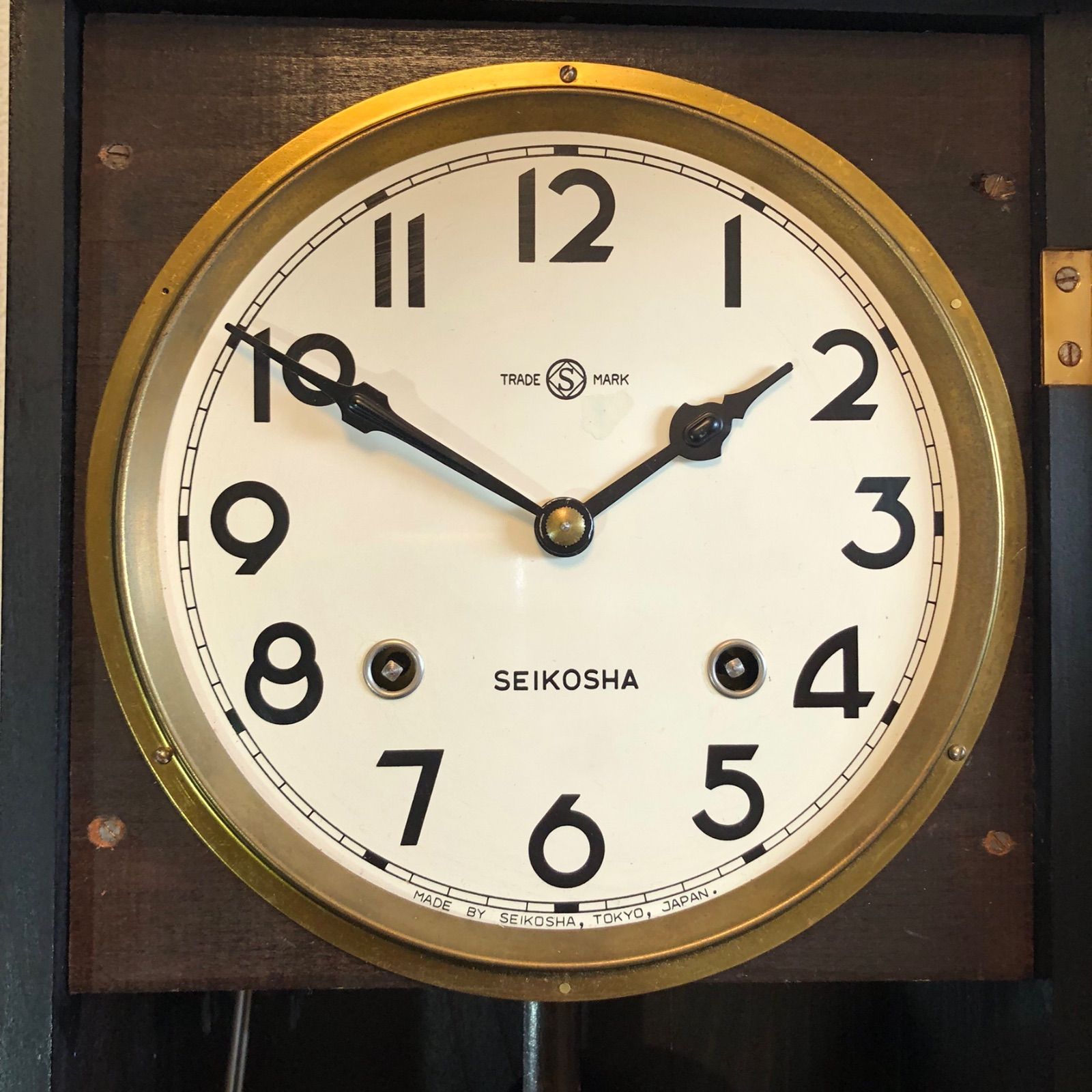 昭和レトロ 精工舎 宮型本打ち掛時計 オーバーホール済 稼働品 - 路地