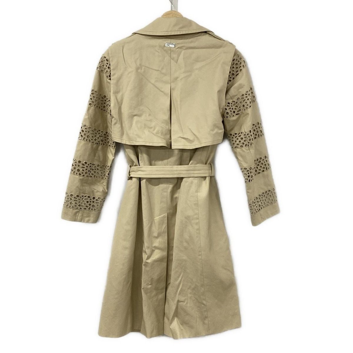 ESCADA SPORT エスカーダスポート トレンチコート サイズ32 XS レディース - ベージュ 長袖 パンチング 秋 冬