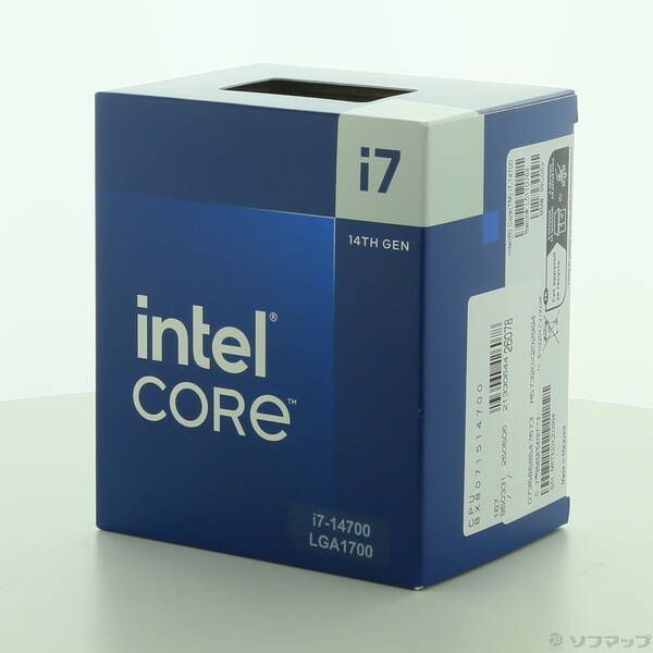 【新品未開封】Intel Core i7-14700 LGA1700 Intel インテル® Core™ i7 14700 プロセッサー BOX | パソコン