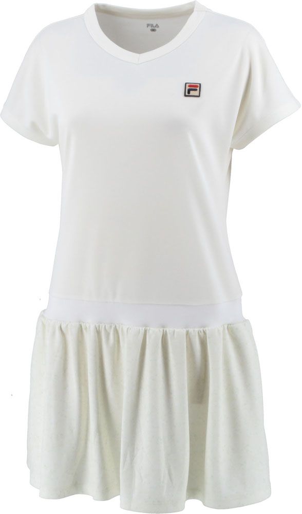 フィラ FILA テニス ワンピース VL2643 02 オフホワイト