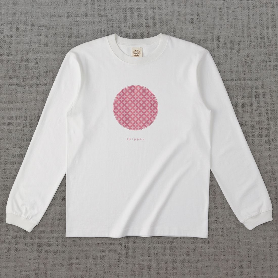 和柄長袖Tシャツ　七宝 -彩・円-［長袖］