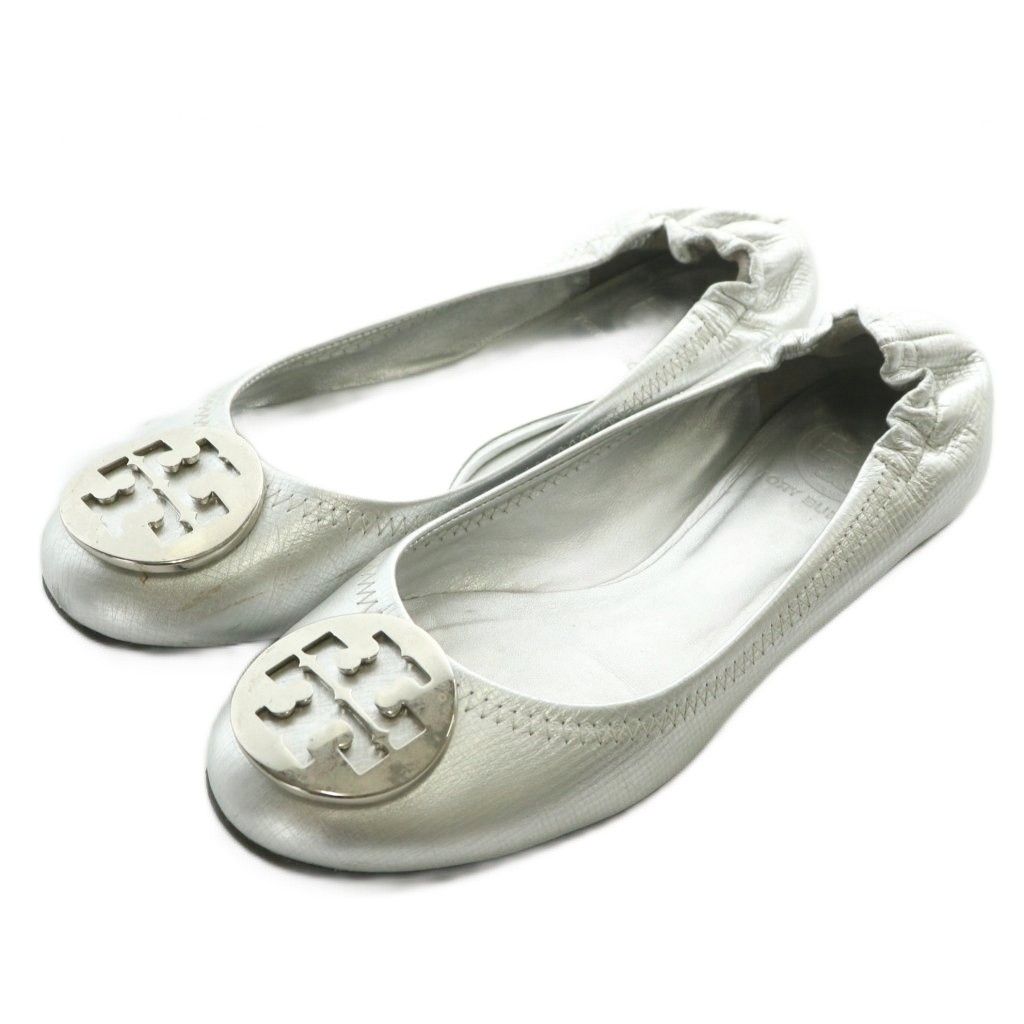 Tory Burch トリーバーチ バレーシューズ シルバー トリーバーチ TORY