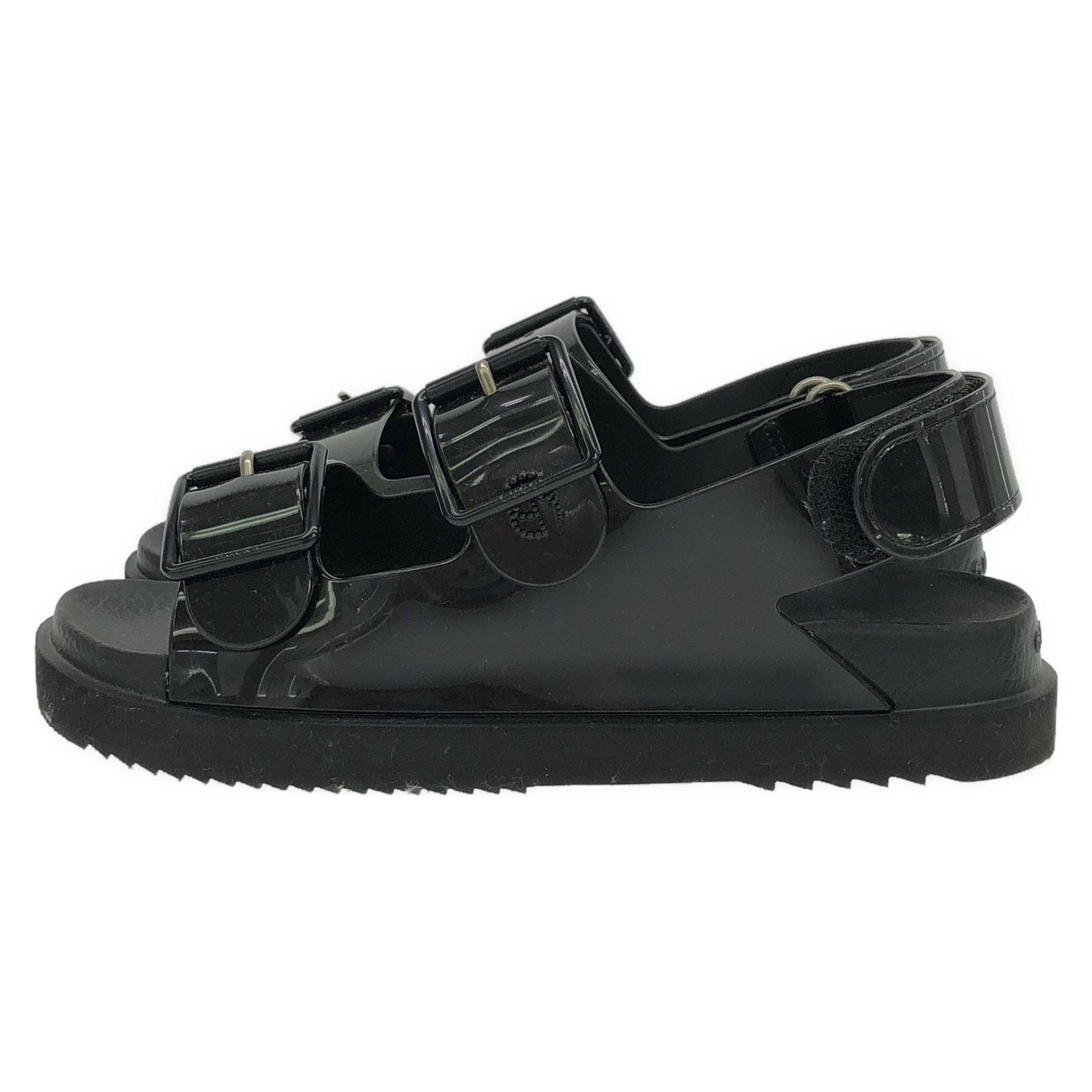 GUCCI グッチ サンダル 黒 EU35(21.5cm位) 4103624S0043 GUCCI(グッチ) / サンダル/35/BLK/GUCCYロゴ/スライドサンダル
